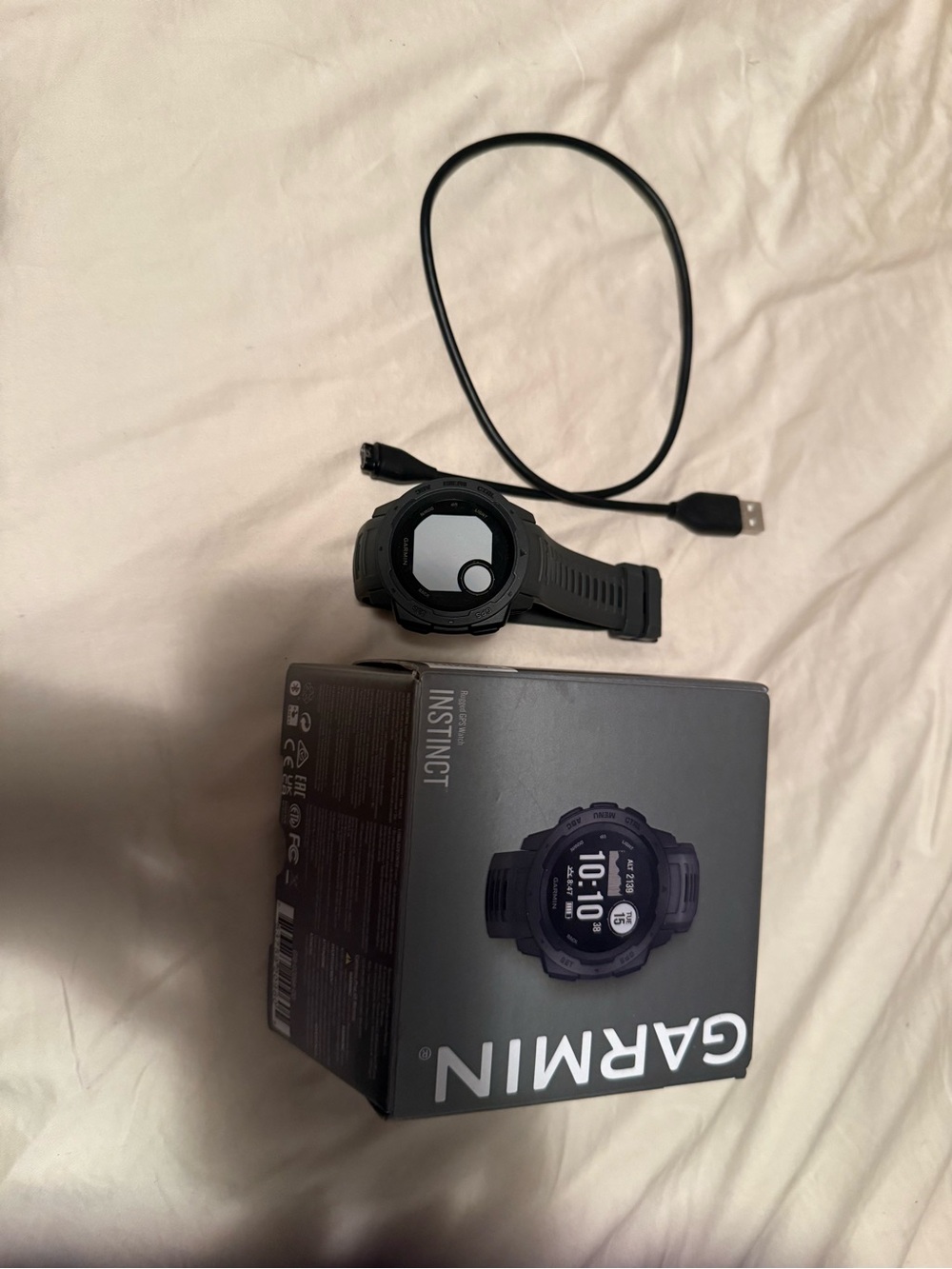 garmin Instinct Rugged GPS Watch — Black
